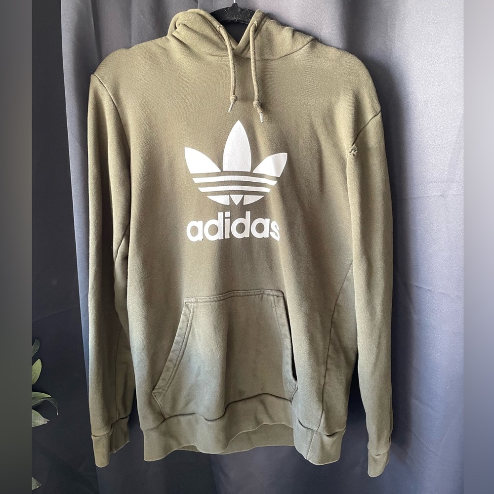 🎄Buy2Get1Free🎄Olive Green Adidas Hoodie